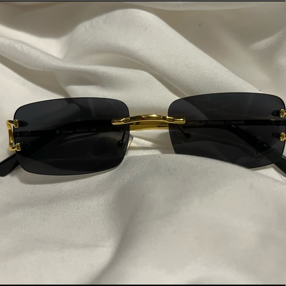 COPY - COPY - Big C Black Cartier Glasses - Picture 3 of 10